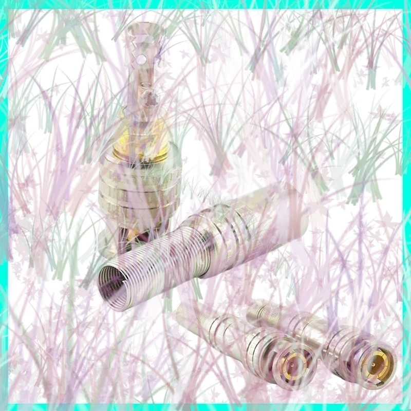 2/5/10 قطعة BNC موصل لحام مهايئ الرافعة محوري RG59 تويست على الربيع للكاميرا مراقبة CCTV اكسسوارات E3