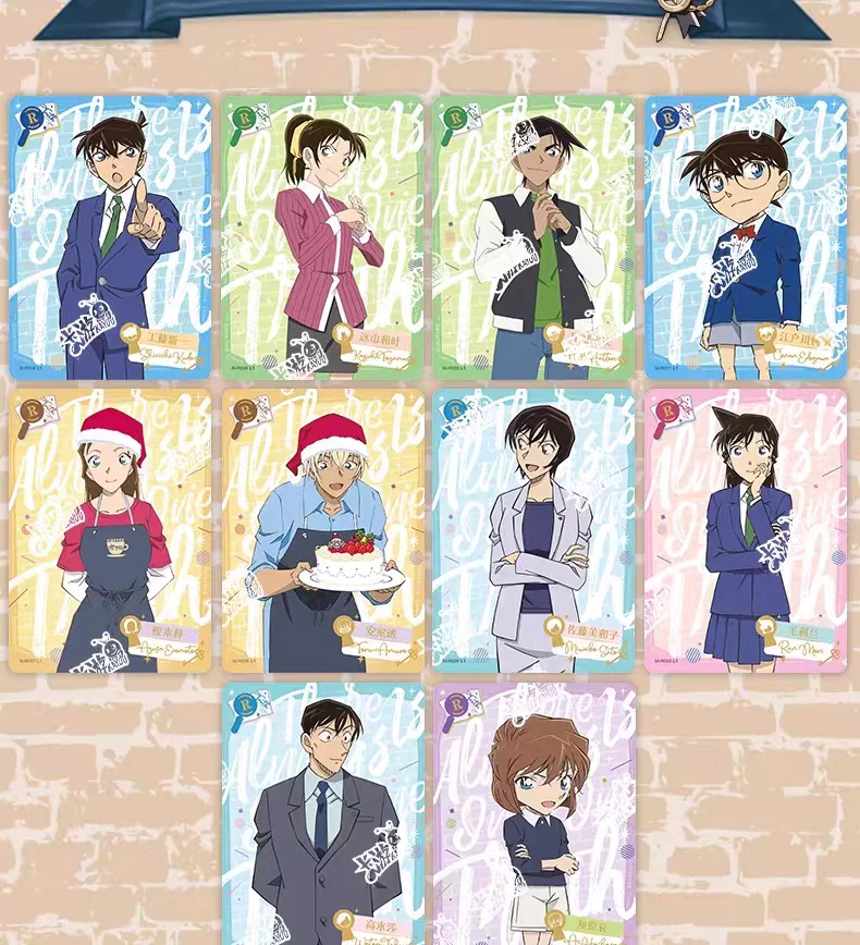 KAYOU Echte Detektiv Conan Karte Name Denken Reveal Paket Halloween Thema Kuroba Kaito Anime Sammlung Karten Spielzeug Geschenke – Detail 13