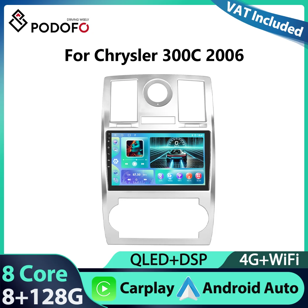 Podofo 2Din Android Auto CarPlay: Czy to jest ostateczne rozwiązanie dla właścicieli Chryslera 300C?
