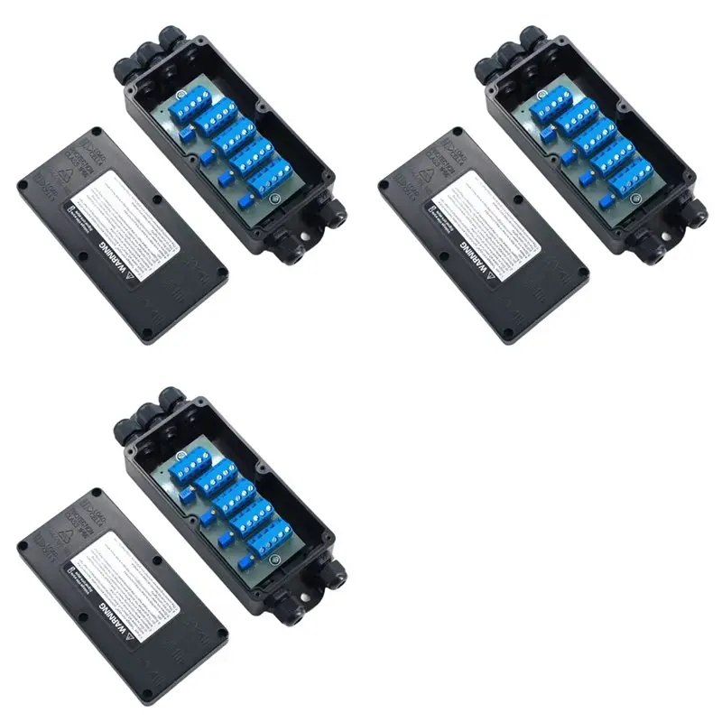 

Усилитель-распределитель ABRU-3X 4-в-1 для тензодатчиков, с многоуровневой защитой, подключение: 1-4 датчика, для весовых башен и конвейеров