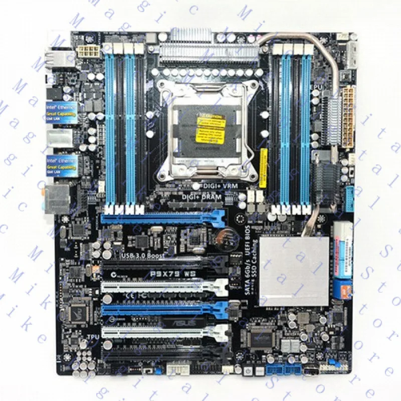 

H FOR ASUS P9X79 WS LGA 2011 Intel X79 DDR3 SATA3 USB 3.0 Workstation ATX Motherboard