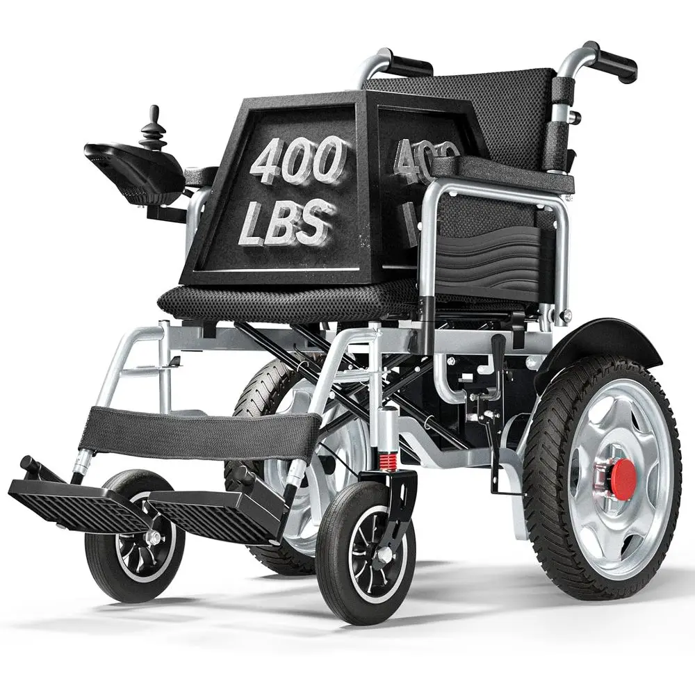 

All-Terrain Adult Electric Wheelchair with 15-Mile Range and 500W Dual Motors for Indoor & Outdoor Mobility