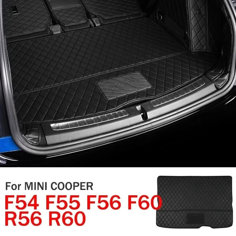 Car Rear Trunk Main Protection Mat For MINI COOPER F54 F55 F56 F60 R56 R60 Clubman Countryman Interior Accessories
