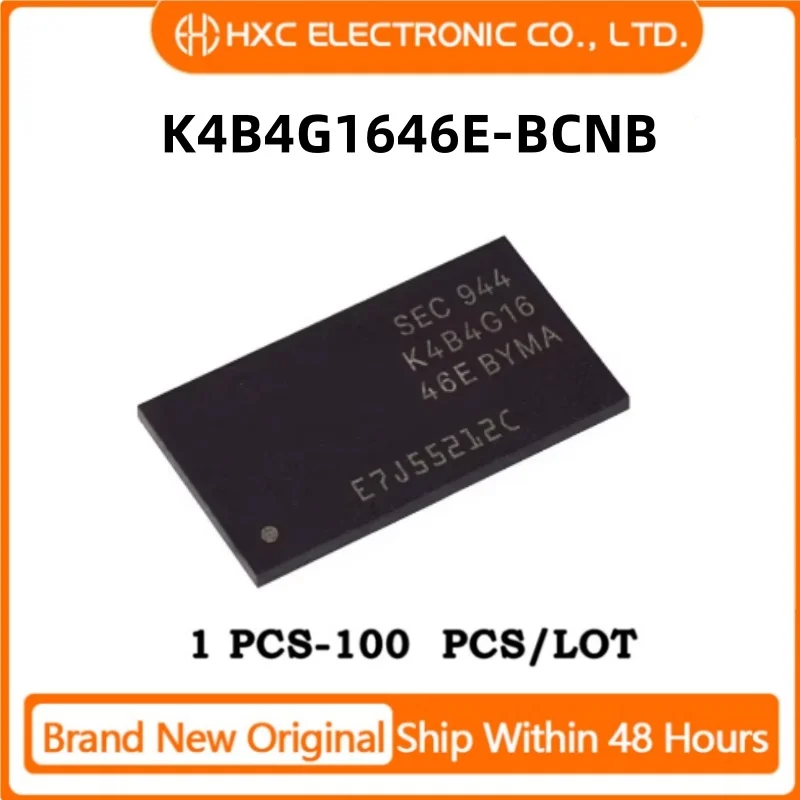 5PCS/10PCS/50PCS/100PCS K4B4G1646E-BCNB DDR3 BGA K4B4G1646 4GB 512MB Brand New Original IC CHIP