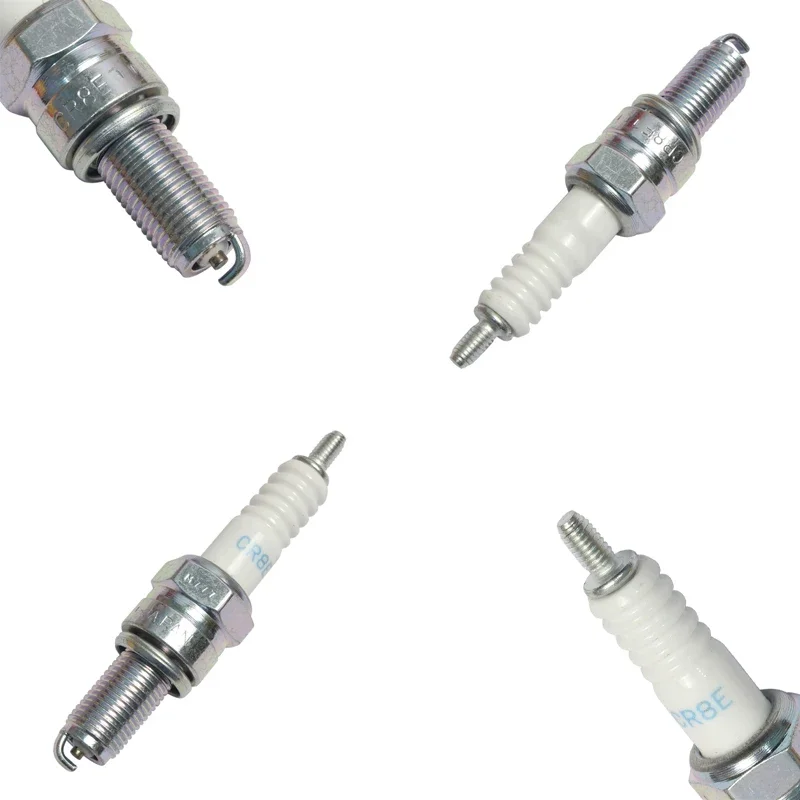 CR8E Spark Plugs For Raptor700r DS250 YZ250F YFZ450 DR-Z400S WR450F Grizzly300 Ninja250 EX250F EJ650A WA650 Fits most models