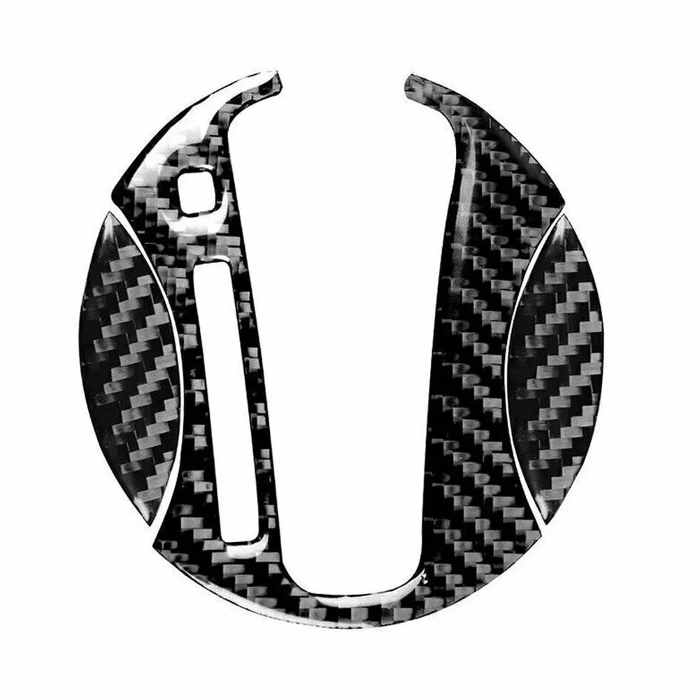 Automatic Gear Shift Cover Carbon Fiber Trim Car Decoration Fashionable Design Left Hand Drive Scratch-resistant