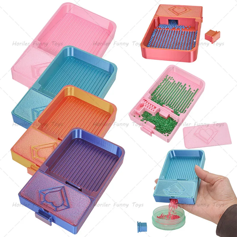 2in1 Diamond Painting Tray DIY Craft Large Capacity Beading Plates Drill Storage Container 5D Diamond Painting Accessories Tools