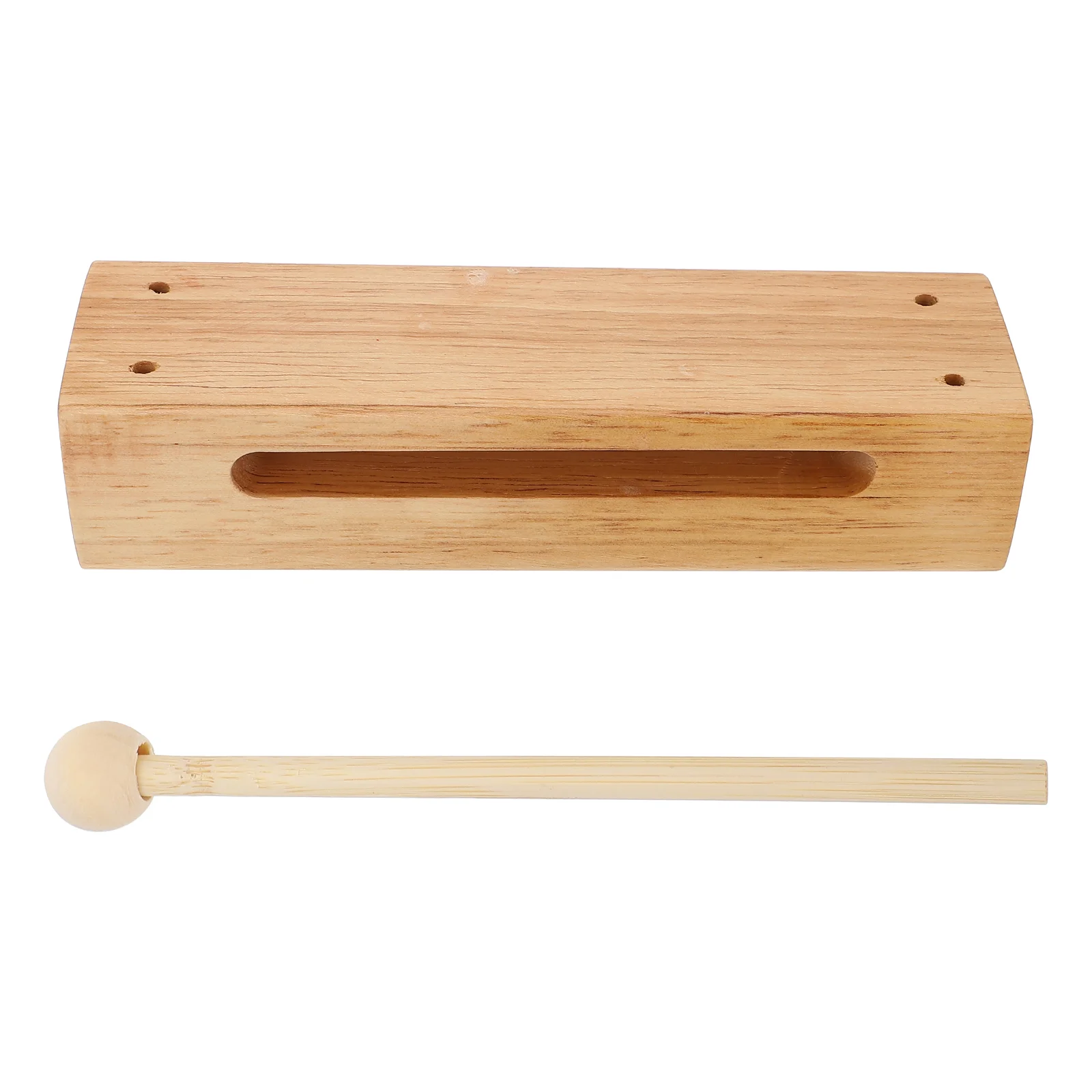 Casual Orff Clappers Instrument Child Musical Instruments Hardwood Percussion Block 17X5X35CM