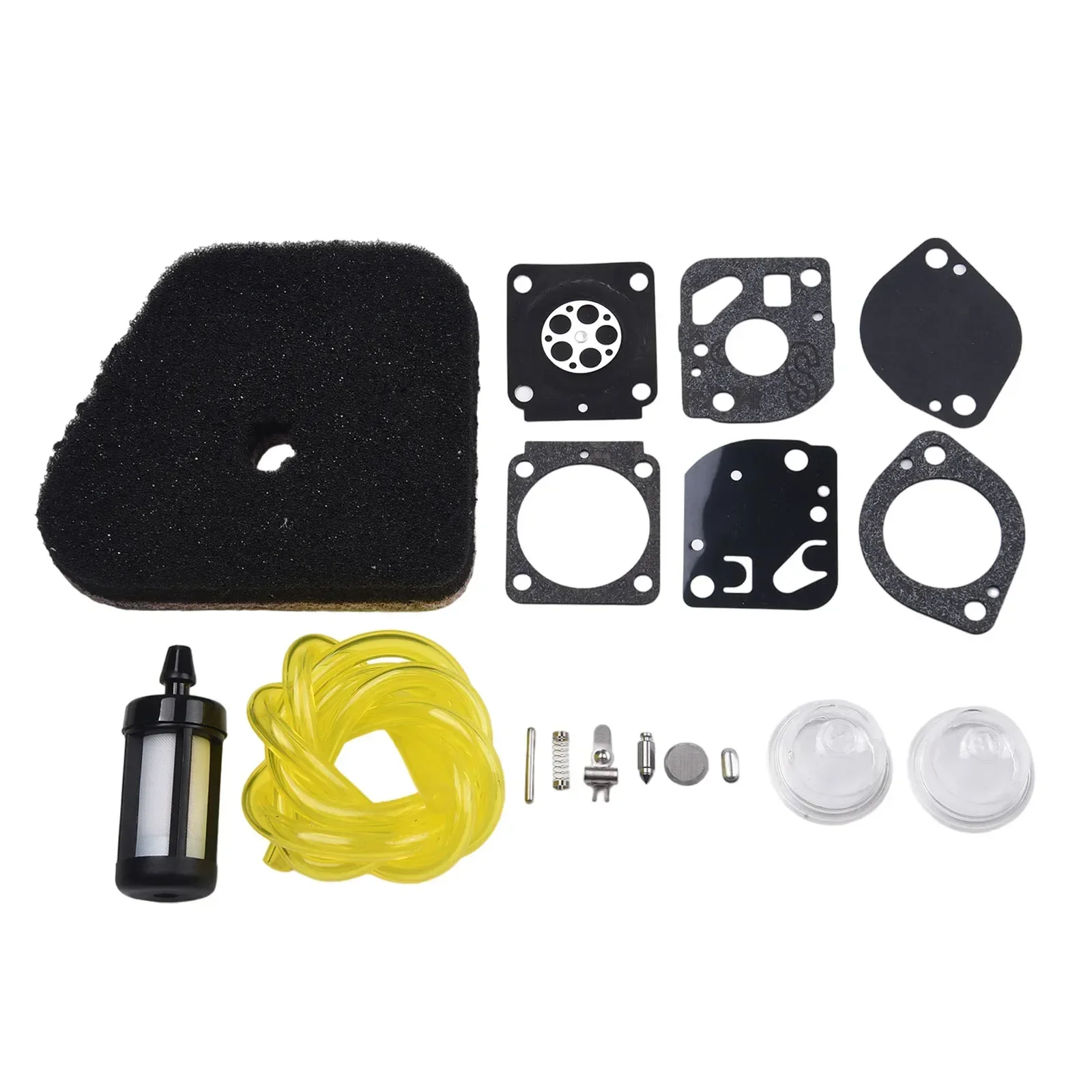 Accesorios carburador recortador de cuerdas, filtro de aire, motores FS87 HT100 HT101 KM100 FS90 FS100 FS110, Kit de línea de combustible