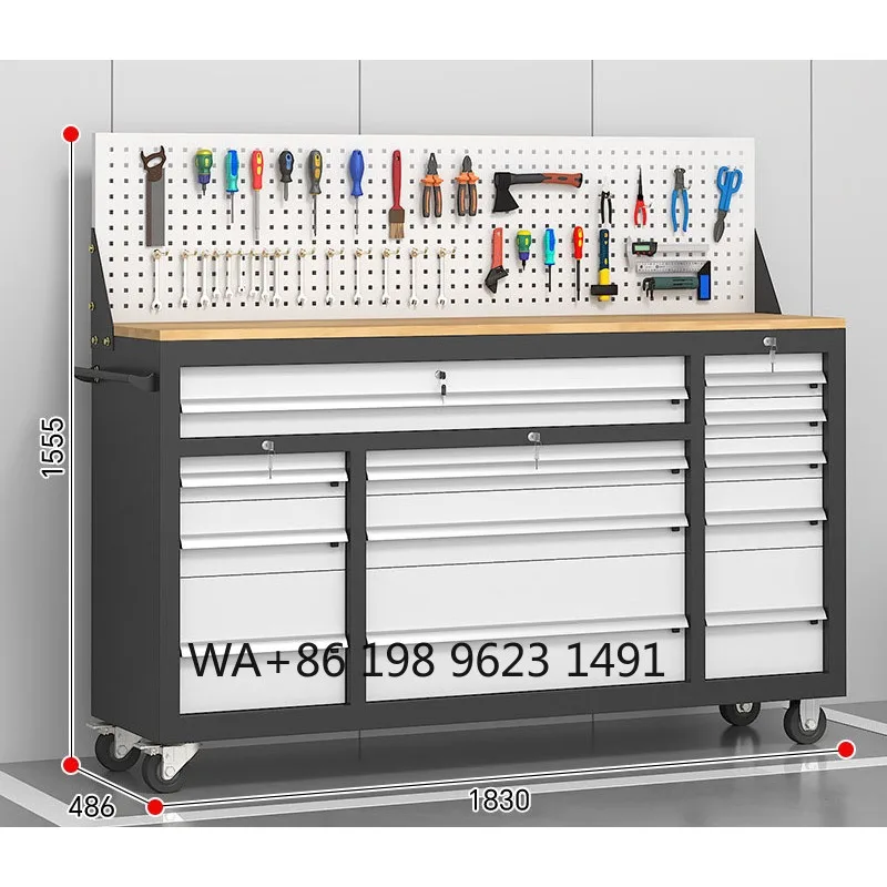 Heavy Duty Multi Drawer Rolling Tool Cart Thickened Steel Handcart Auto Repair Toolbox Storage Organizer for Garage Repair Shop