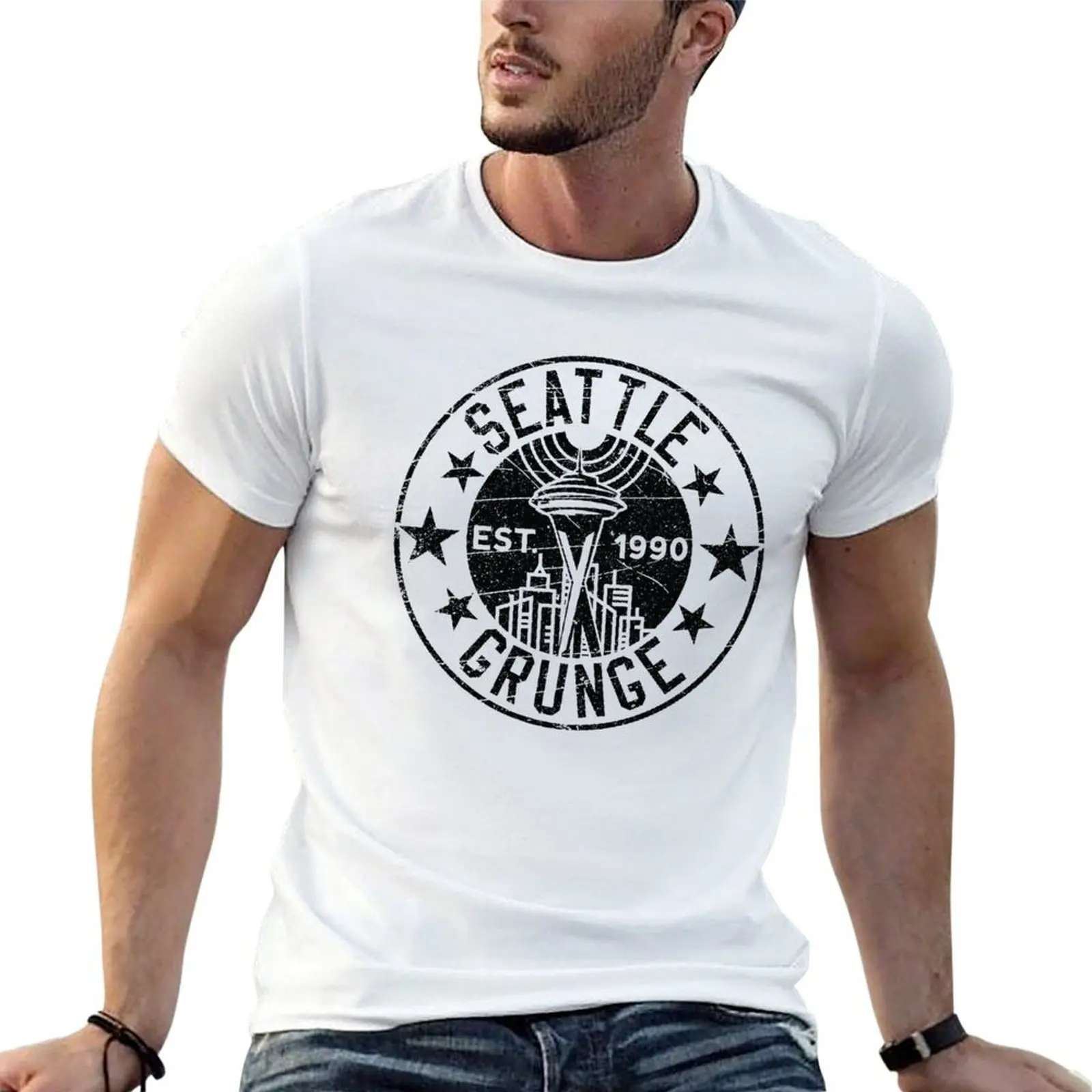 

Seattle Grunge T-Shirt t shirts for man graphic vintage graphic t shirts for man T-Shirt