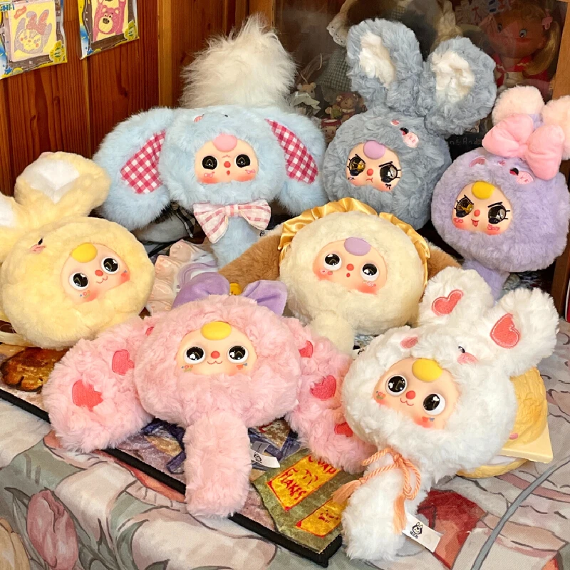 

Оригинальное и оригинальное детское три волшебных зеркала серии, плюшевое ручное зеркало, слепая коробка, мультяшное забавное портативное зеркало для макияжа, подарок для девочки