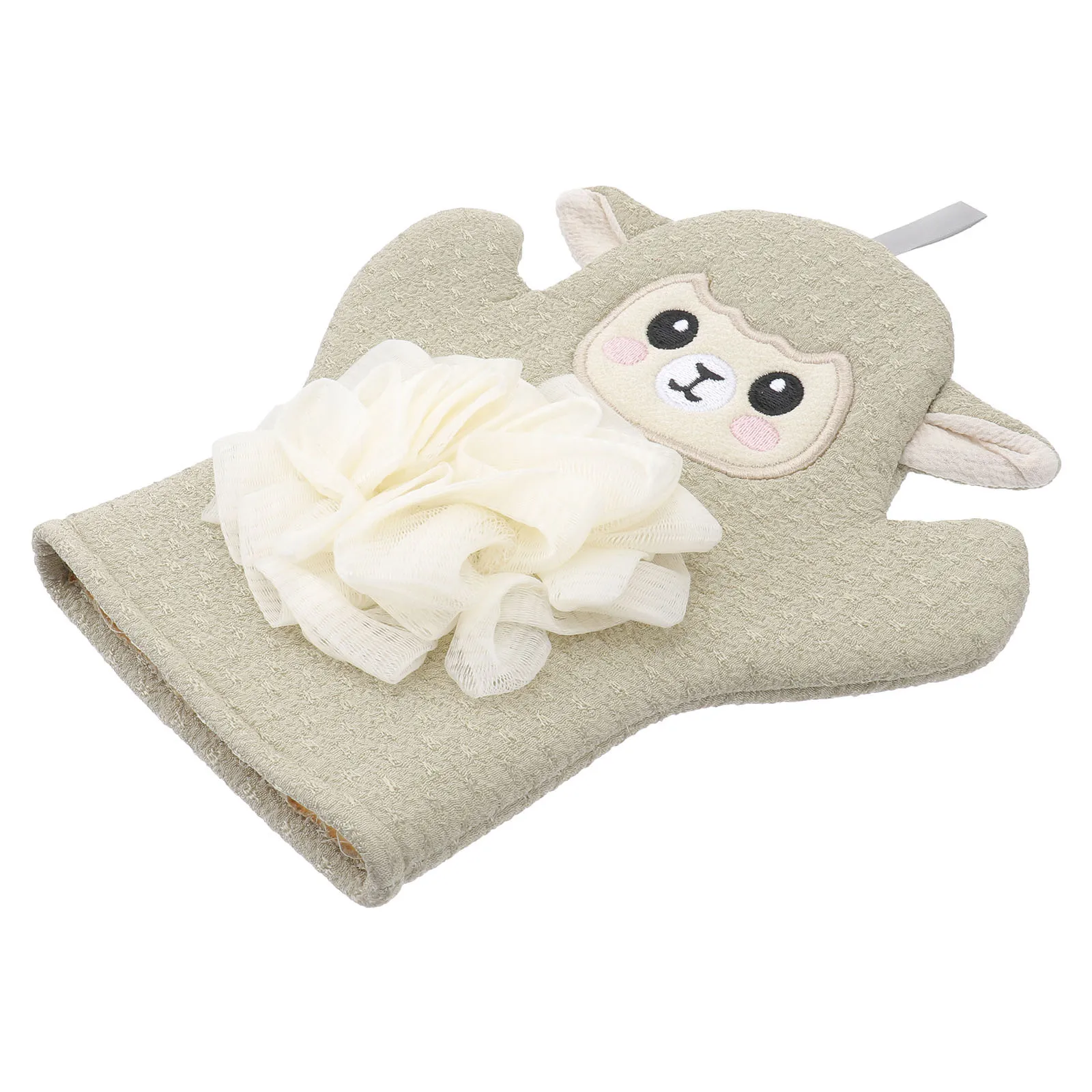 

Cute Cartoon Kids Bath Towel Toddler Exfoliating Shower Glove Bath Scrubber Children Scrubbing Towel Safe for Skin
