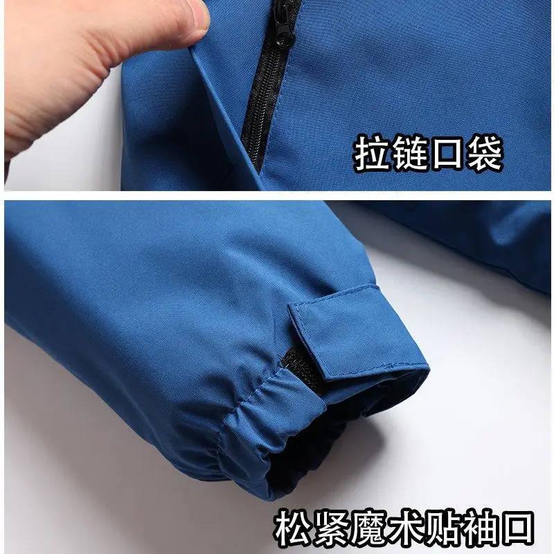 سترة شتوية للرجال مناسبة لجميع الأحوال الجوية، معطف مبطن بالصوف المقاوم للماء والرياح، سترة عصرية كاجوال