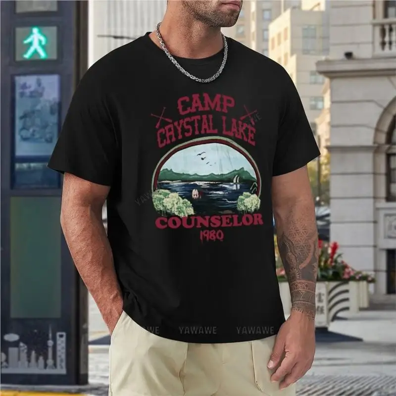 Camp Crystal Lake Counselor T-Shirt Anime t-shirt custom t shirt quick drying shirt summer clothes men t shirts