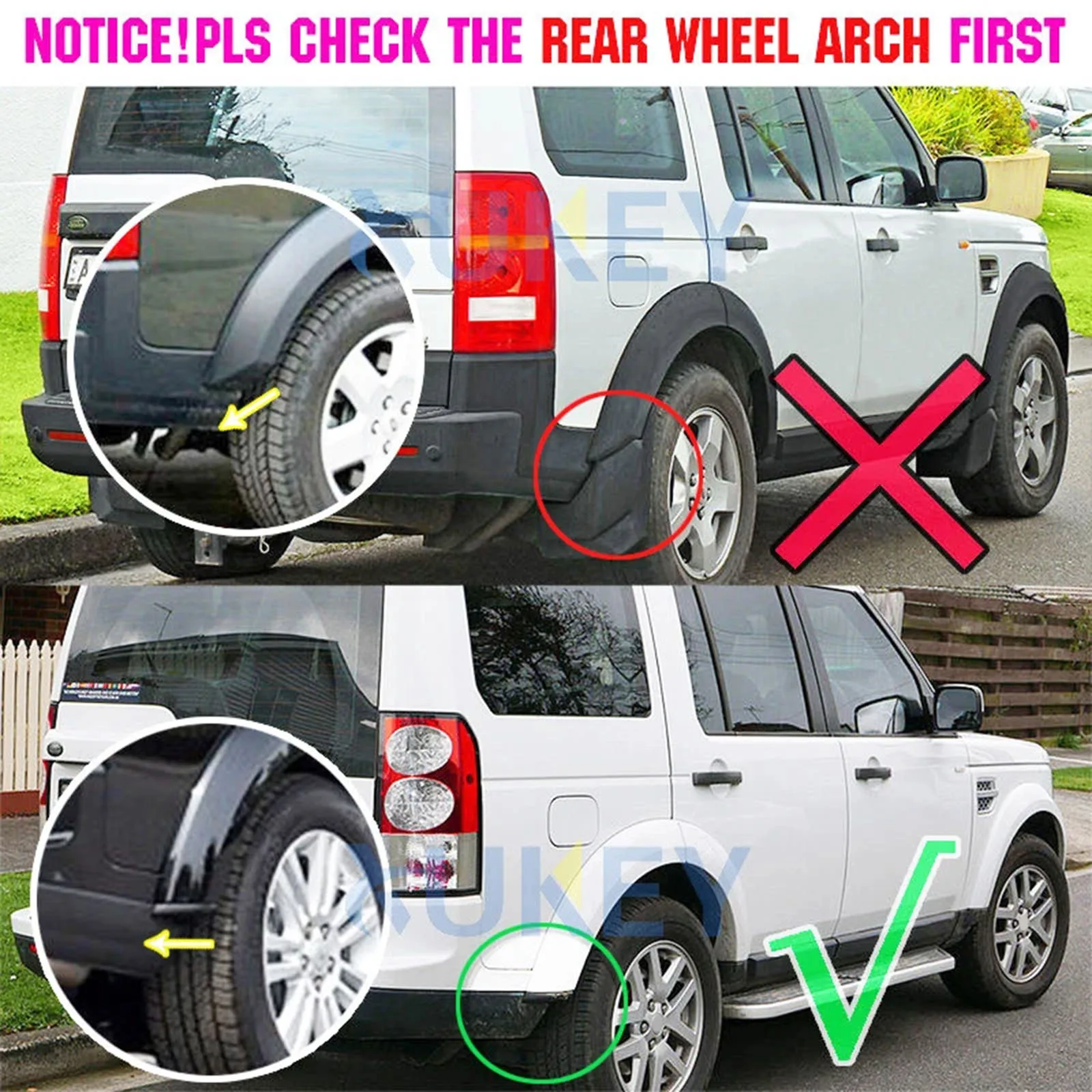 Front Rear Mud Flap Flaps For Land Rover Discovery 4 LR4 Splash Guards Mudguards Fender 2009 2010 2011 2012 2013 2014 2015 2016
