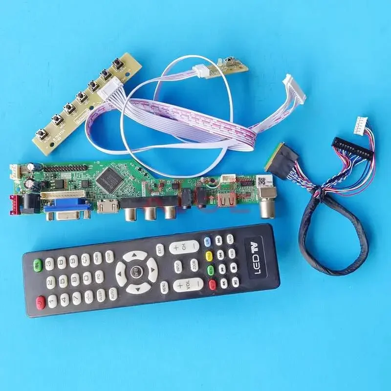 

Плата драйвера контроллера для Φ/B00/G00/G10 DIY Kit LVDS 40Pin 10,1 "USB + AV + VGA + HDMI