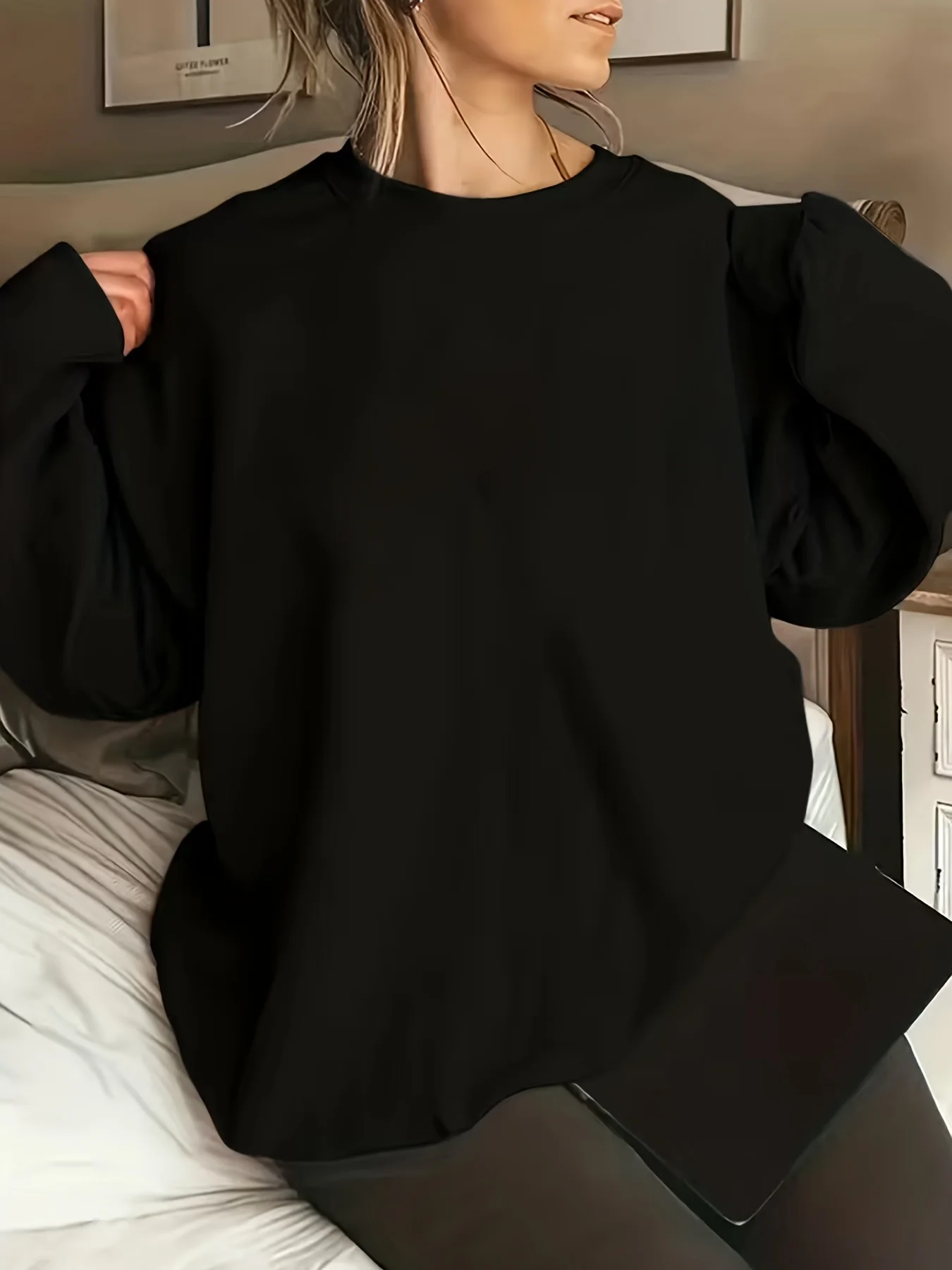 Men's Cotton Loose Hoodie, Basic Loose Pullover, Autumn and Winter Warm Base Shirt, Comfortable, Versatile and Fashionable