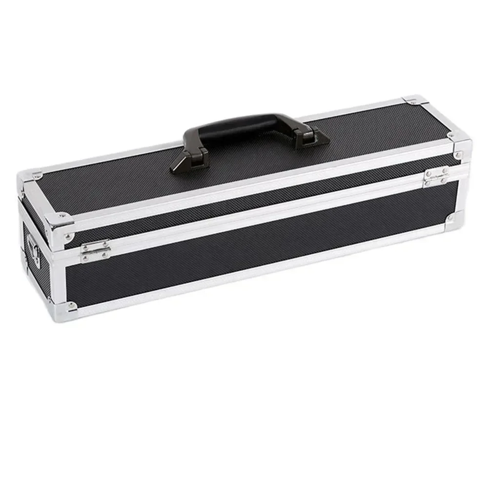 50x12x12cm Aluminum Tool Case with Foam Insert Storage Hard Case Organizer with Shoulder Strap for Knives Tool Box Pelican Case