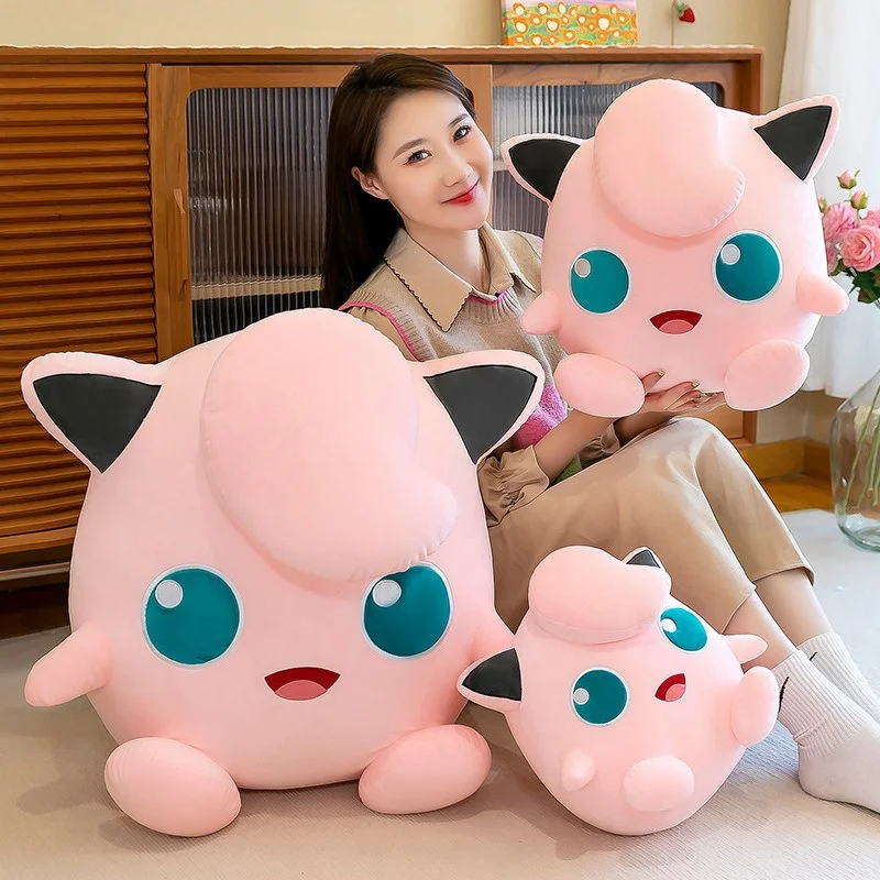 Pokemon Jigglypuff doll girl sleeping pillow sofa back large size children's plush toy birthday gift interior decoration