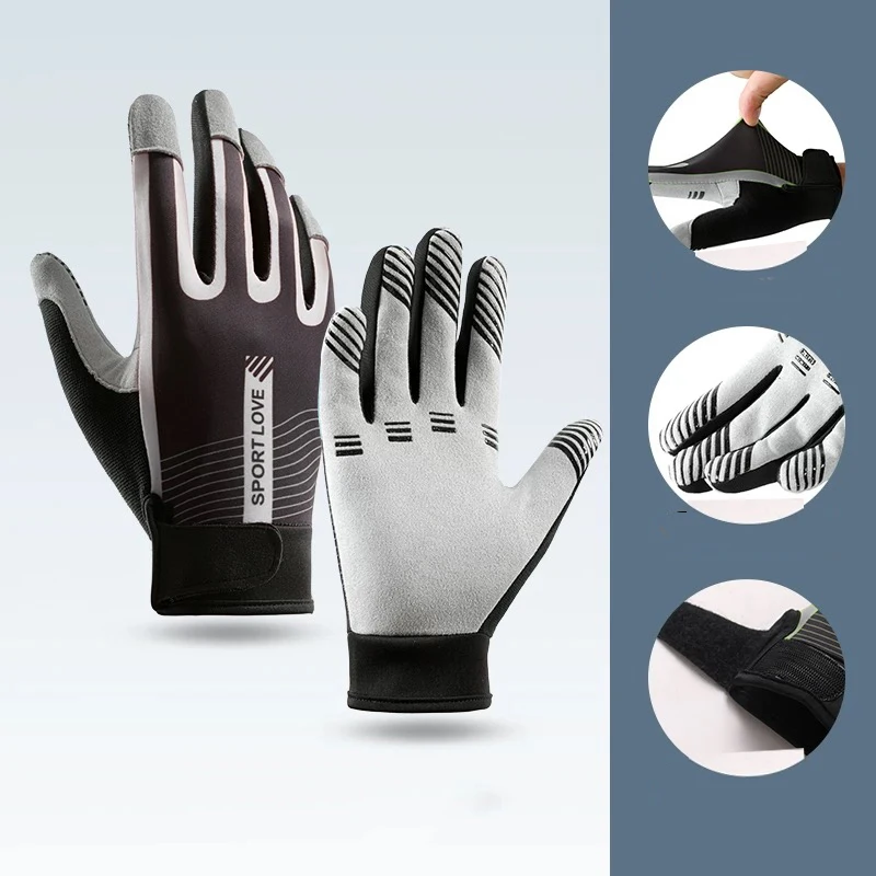 

Lightweight Running Gloves,Anti-Slip Screen Touch Gloves Liners for Cycling Biking Sporting Driving for Men Women