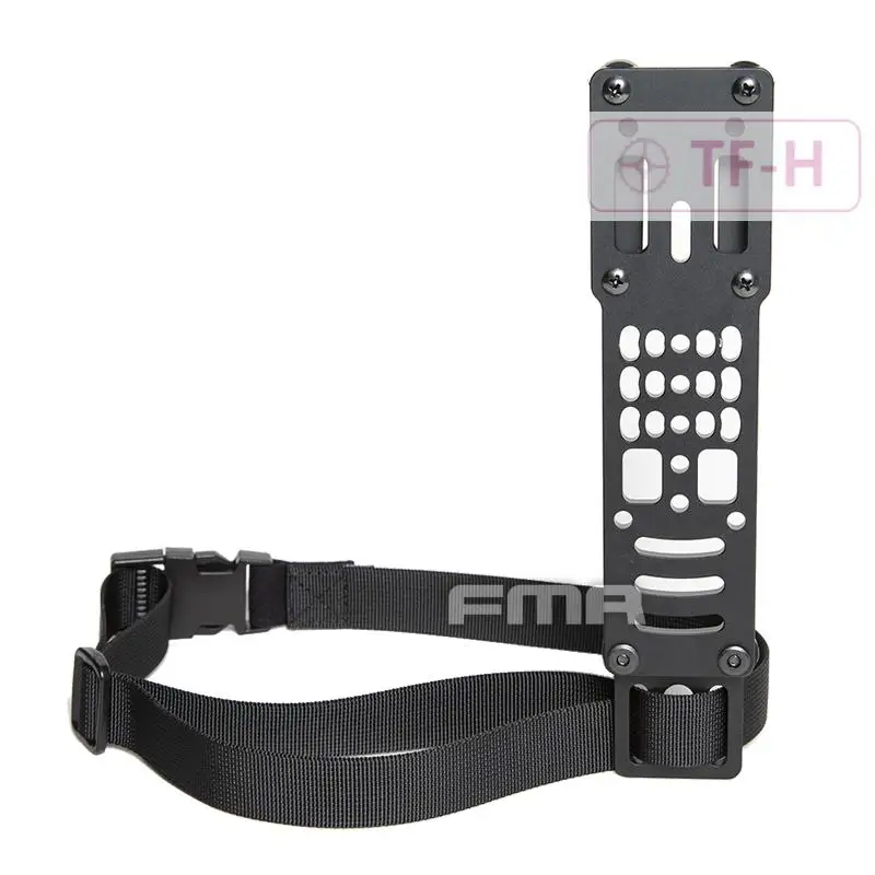 FMA Tactical Belt Drop Modular Holster Adapter Plate Metal Platform with Leg Thigh Webbing Strap