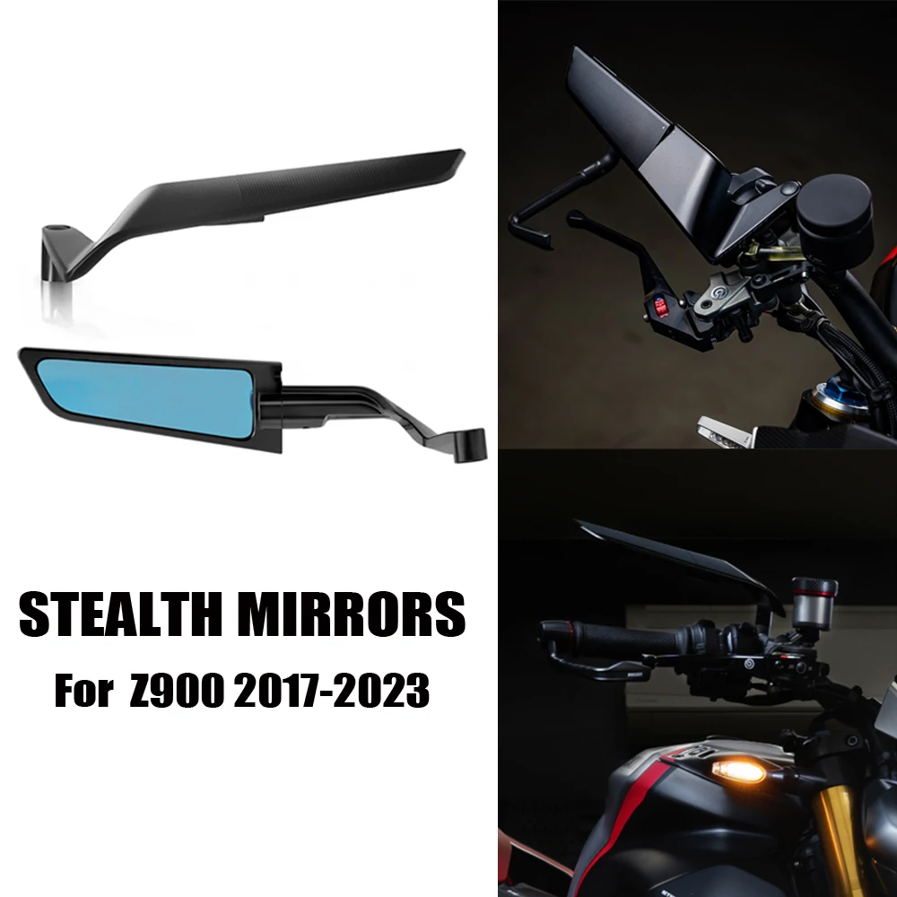 

For Kawasaki Z900 Z 900 Z1000 ABS Motorcycle Mirrors Stealth Mirrors Sports Winglets Mirror Kit Adjustable Mirrors Wing Mirrors