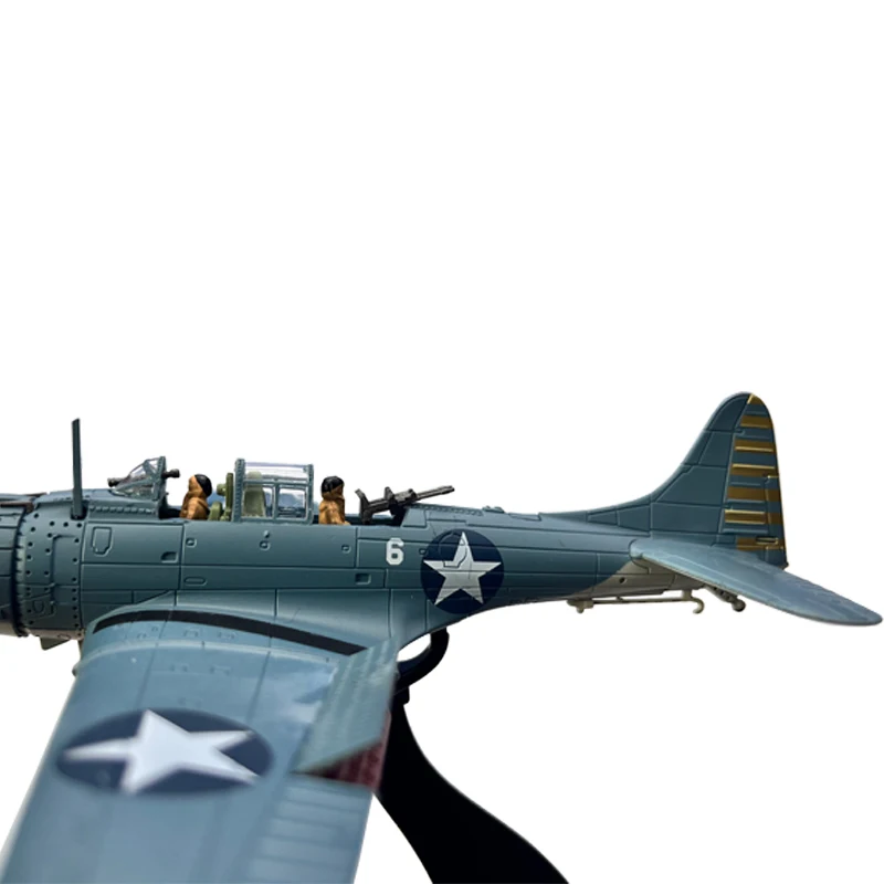 1:72 1/72 Scale WWII  Midway SBD Dauntless Dive Bomber Battle Finished Diecast Metal Plane Aircraft Military Model  Gift Toy