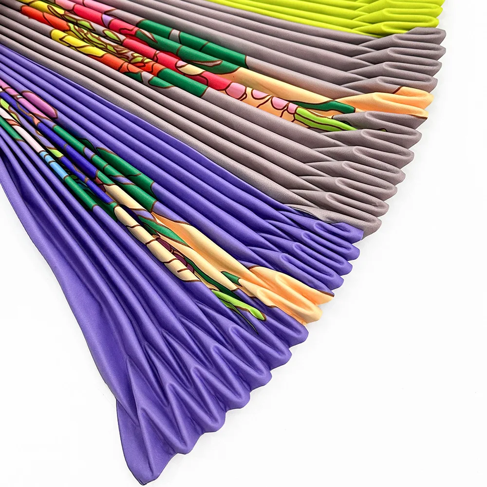 Miyake Folding 2025 New Flower Printed Folding Handbag Women's French Artistic Style Single Shoulder Support Handmade Bag