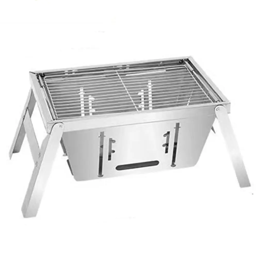 Outdoor Stainless Steel Folding Barbecue Stove for Home and Outdoor Charcoal Barbecue Smokeless Portable Folding Barbecue Stove