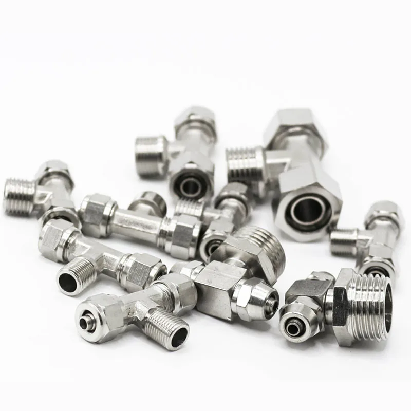 Nickel-plated Copper Internal Thread External Thread 1/8