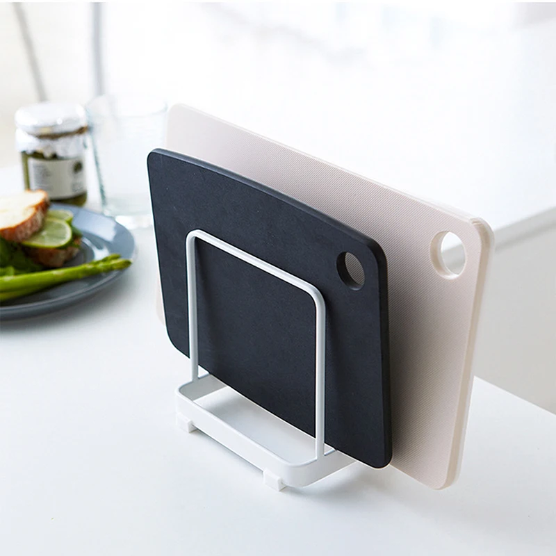 

Органайзер для разделочных досок Многослойная стойка для разделочных досок Вертикальная сортировка и хранение дренажного лотка Стойка для разделочных досок