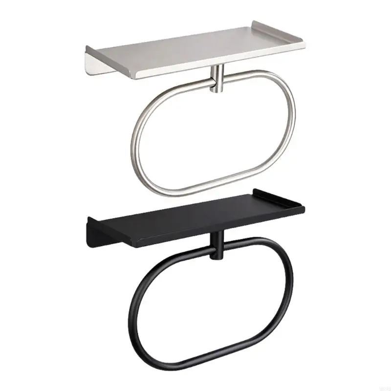

Sturdy Towel Rings For Bathroom Decoration Stainless Metal Space Designs M89B