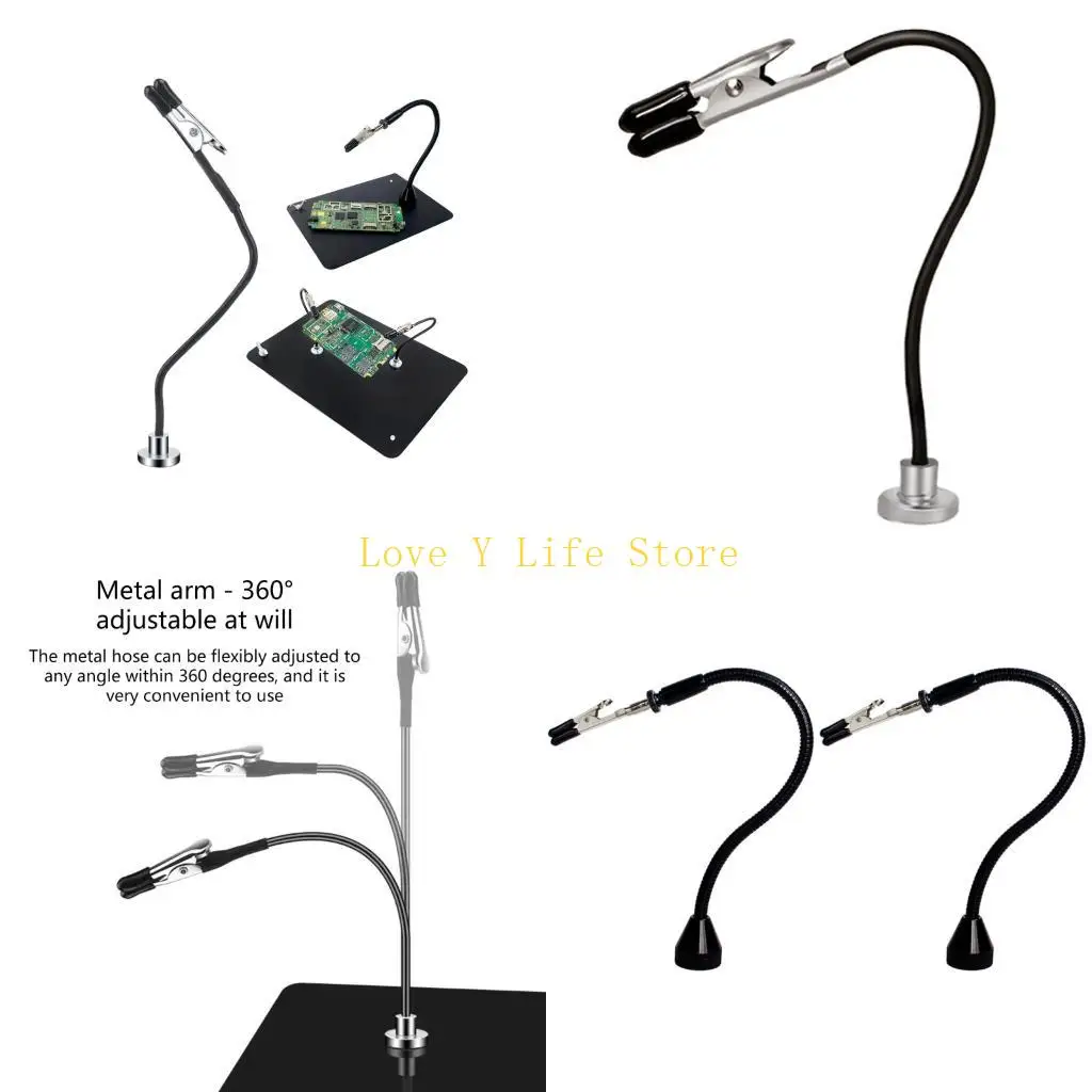 

L74C Набор рук для точной сварки с вращающимися зажимами, магнитное основание для ремонта электронных компонентов