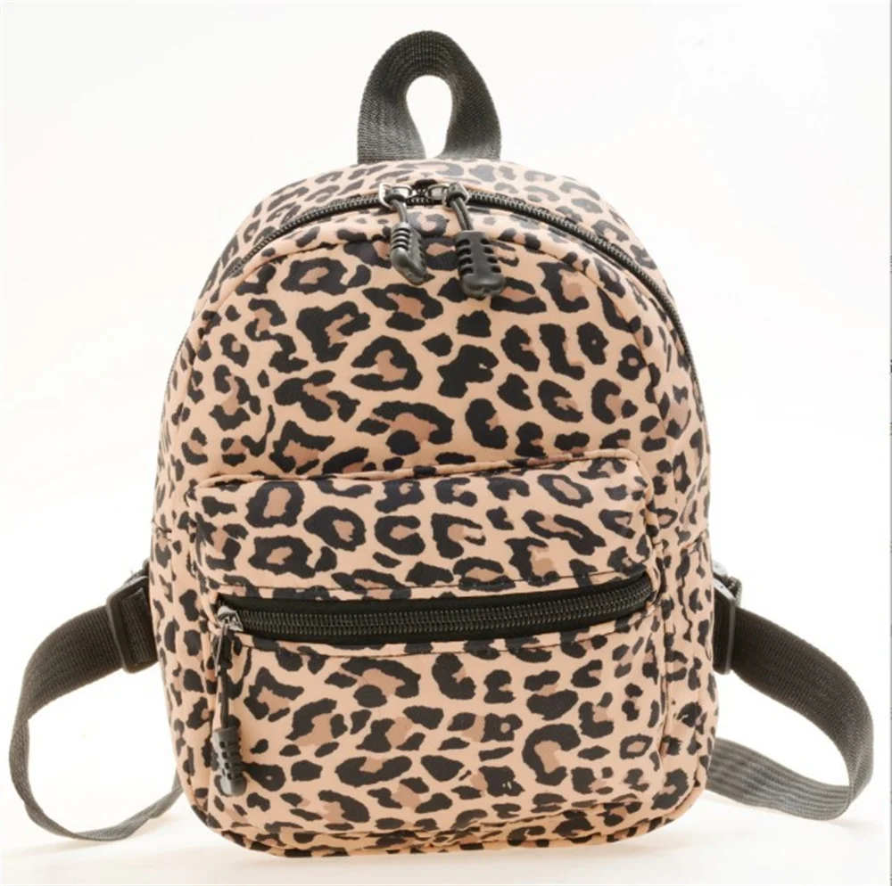 Mini Women\'S Backpacks Trend 2023 Nylon Female Bag Animal Printing Small Feminina Backpack School Bags For Teen Girls Knapsack