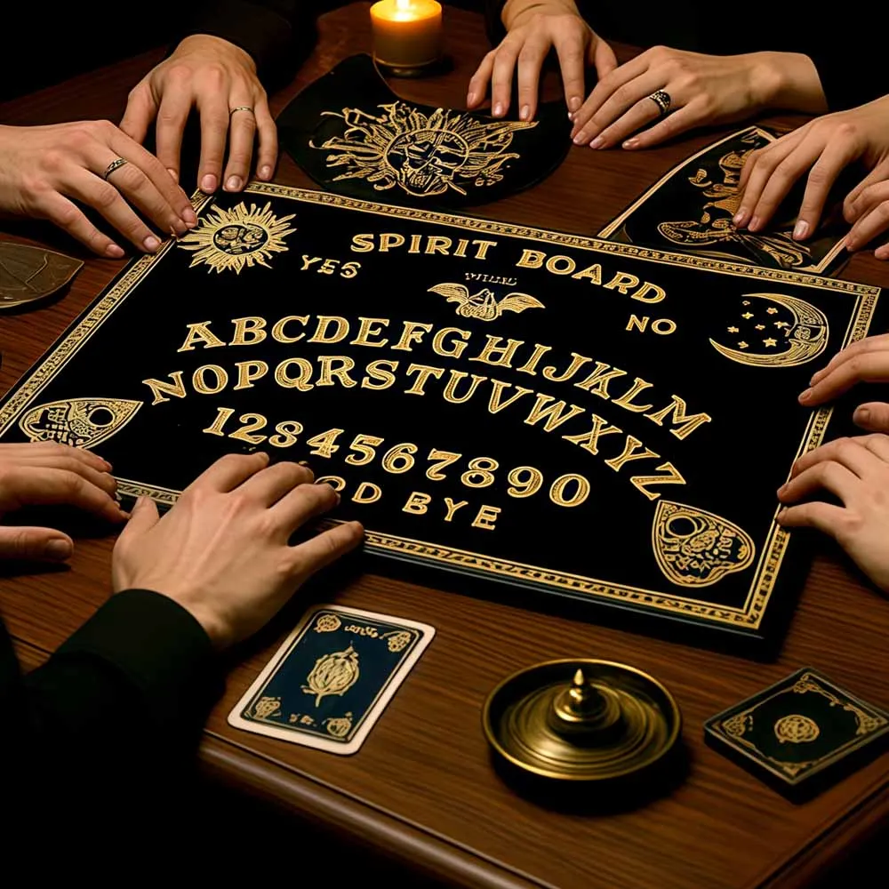 

12-дюймовая деревянная доска для спирта, поднос для чтения Таро, резной набор волшебных досок для колдовства, принадлежности для алтаря для колдовства