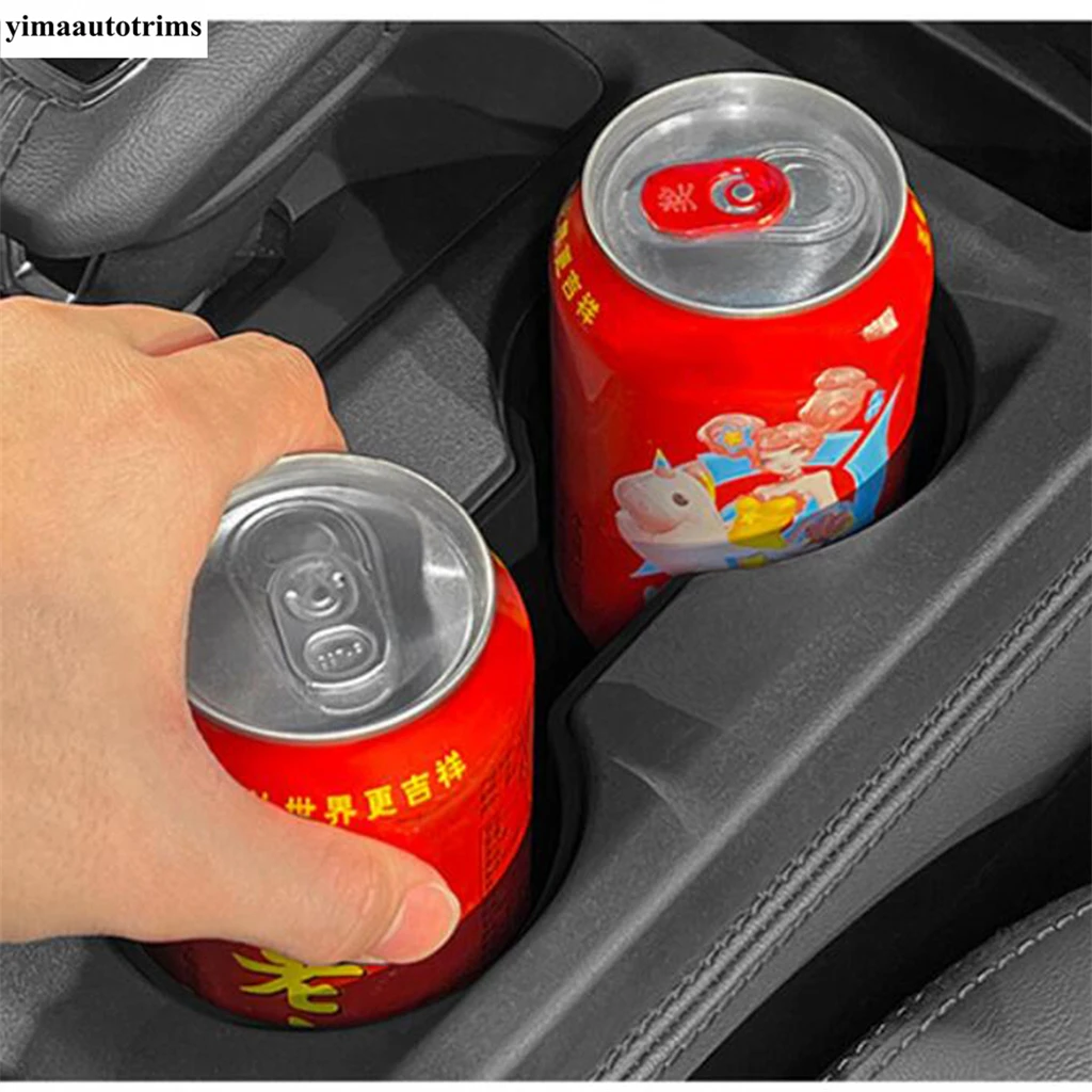 

Car Central Console Water Cup Holder Drinks Bottle Panel Cover Trim Silica Gel Interior Accessories For Ford Ranger 2023 2024