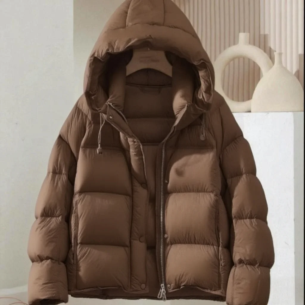 جديد أسفل سترة قطن المرأة سترات الخريف الشتاء مقنعين الدافئة القطن معطف مبطّن سميكة قصيرة ملابس خارجية السيدات الكورية