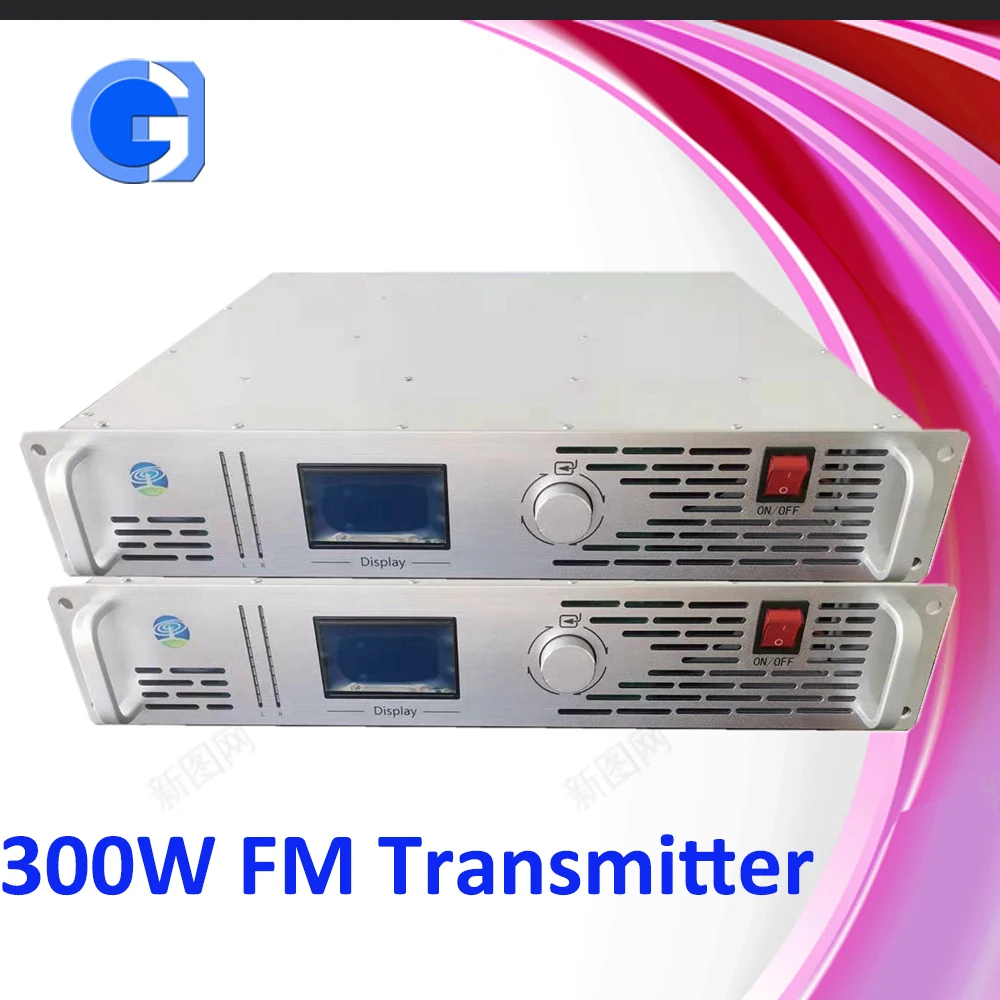 300W FM  transmitter broadcasting for Radio Station GD-FM-300W