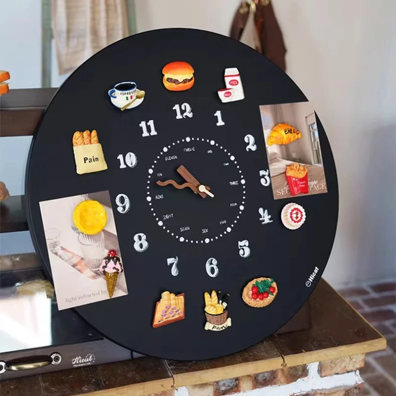 DIY Wall Clock Modern Living Room Wall Clocks Bedroom Creative Silent Wall Watch Aesthetic Interior Decoration Accessories