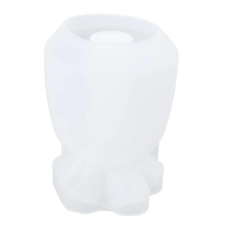 Molde silicone para tubo ensaio, molde para vasos flores hidropônicos, decoração para casa