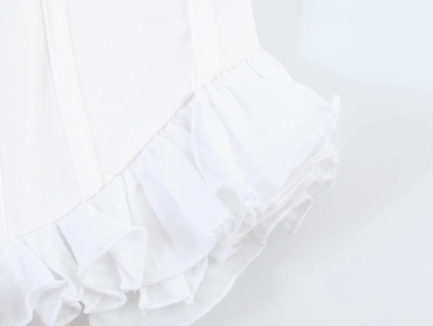 KONDALA Damen Elegantes Korsett-Camisole Sommer High-Street-Mode Laminiertes Saum-Top Neu 2026 Trendiges Freizeit-Oberteil für Damen – Detail 12