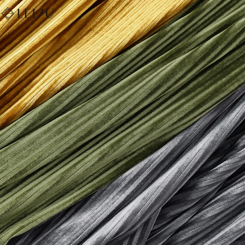0.5/1/2/3Yard Elastic Ribbed Textured Pleated Velvet Fabric Stripe Luster DIY Christmas Background,Wedding Decorate,Clothing