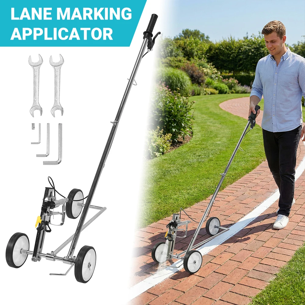 

Многофункциональная машина для разметки линий на колесах с насадкой-аппликатором для фабрик, парковок, проездов и детских площадок