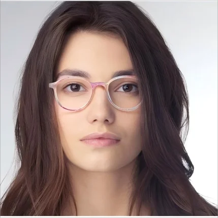 

Fashion Round Anti-Blue Light Presbyopia Glasses Ultra Light Frame Anti-fatigue Optical Lenses Prescription Glasses