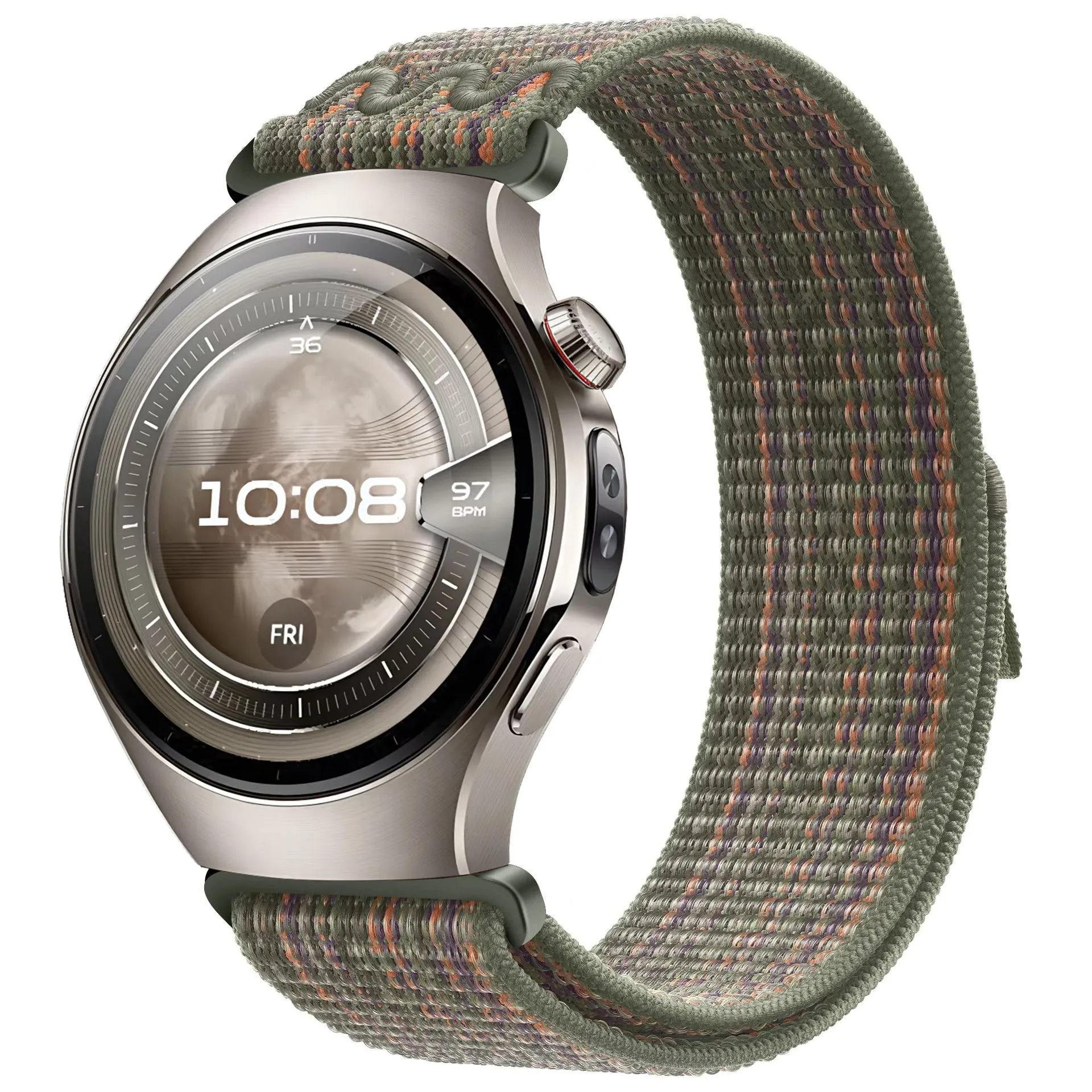 화웨이 시계 5/4/GT5/4/3/2 Pro 46mm 바느질 손목 밴드 팔찌 Amazfit Active2/Balance 2 스트랩 용 22mm 20mm 나일론 루프 밴드