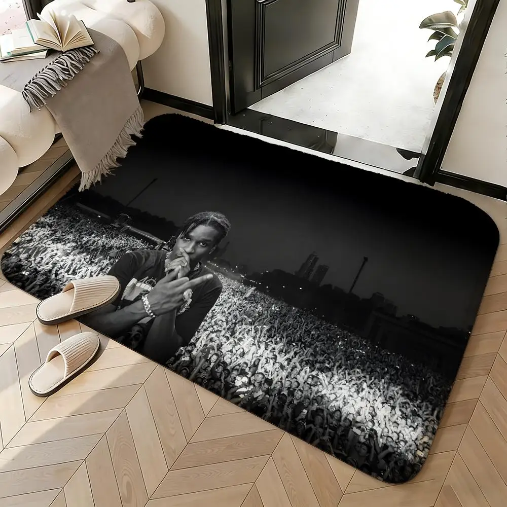 Soft Absorbent Non-Slip Rug Rapper ASAP Rocky Floor Mat Home Decor Doormat Bedroom Floor Mat Shower Carpet