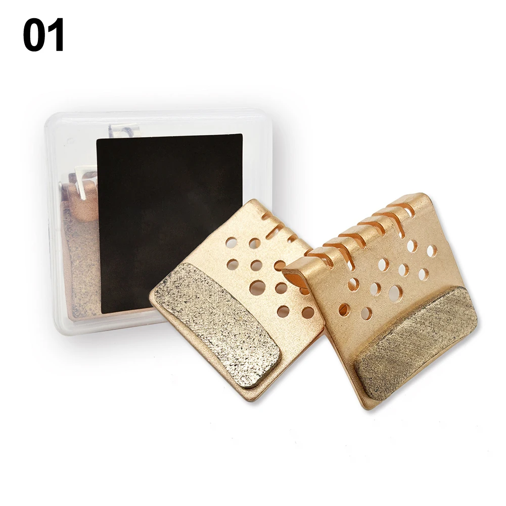

Copper Fiber Brake Pads Disc Brake Pads Challenging Trails Enhanced Stopping Power Heat Dissipation Technology
