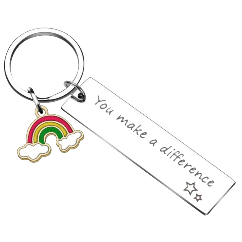 Inspirational Keychain Best Good Friends Key Rings daughter son graduation birthday chrismas Gifts