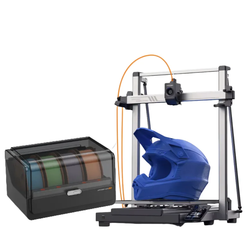 

3D-принтер ANYCUBIC Kobra 3 Max Combo FDM с поддержкой многоцветной печати, скоростью печати до 600 мм/с, автоматической калибровкой и размером области печати 420x420x500 мм